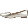 Hush Puppies Marley Ballerina Leather Women's Gold Flats