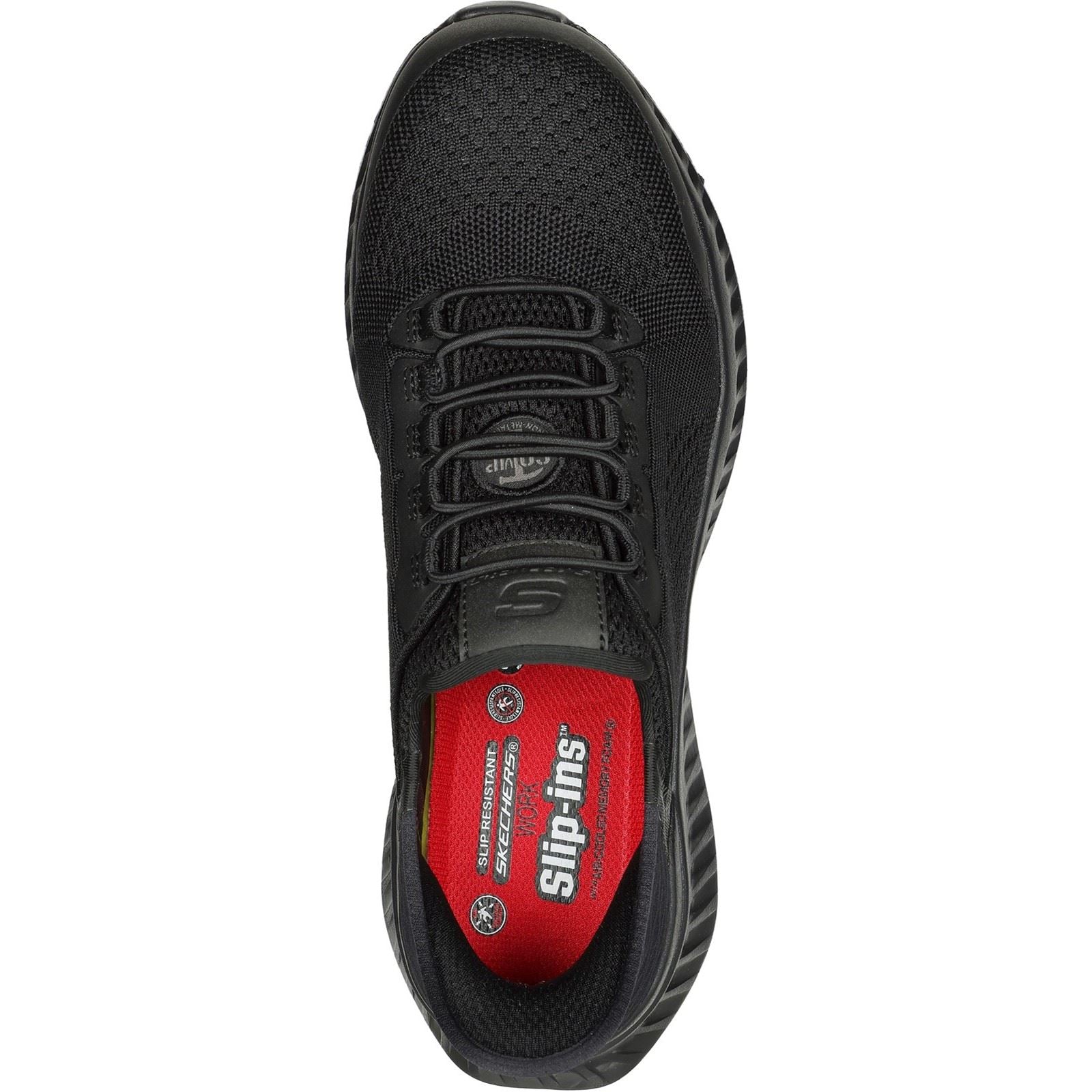 Skechers Workwear Tilido Fletchit CT Textile Men's Black Safety Sneakers