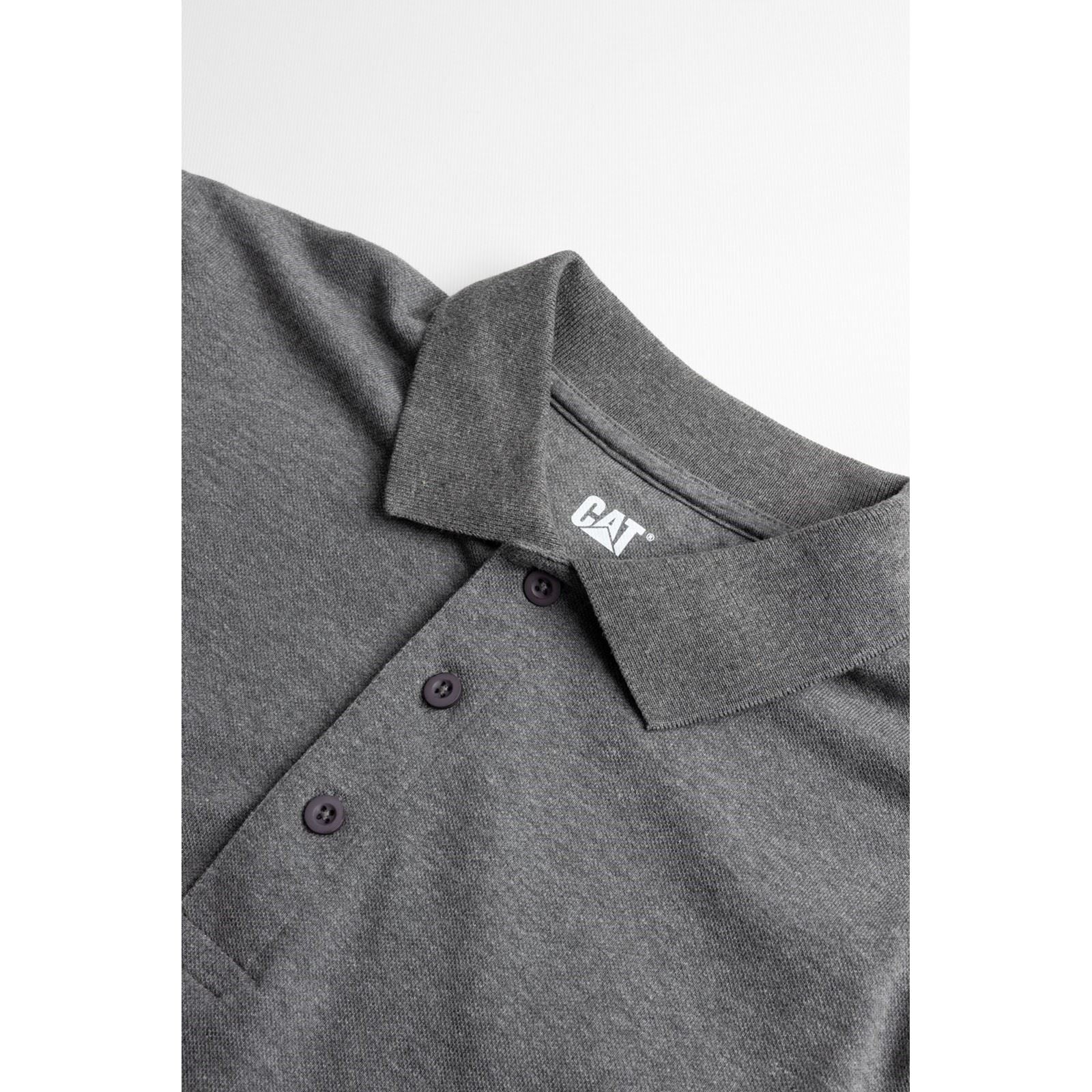 Caterpillar Essentials Cotton Men's Grey Polo Shirt