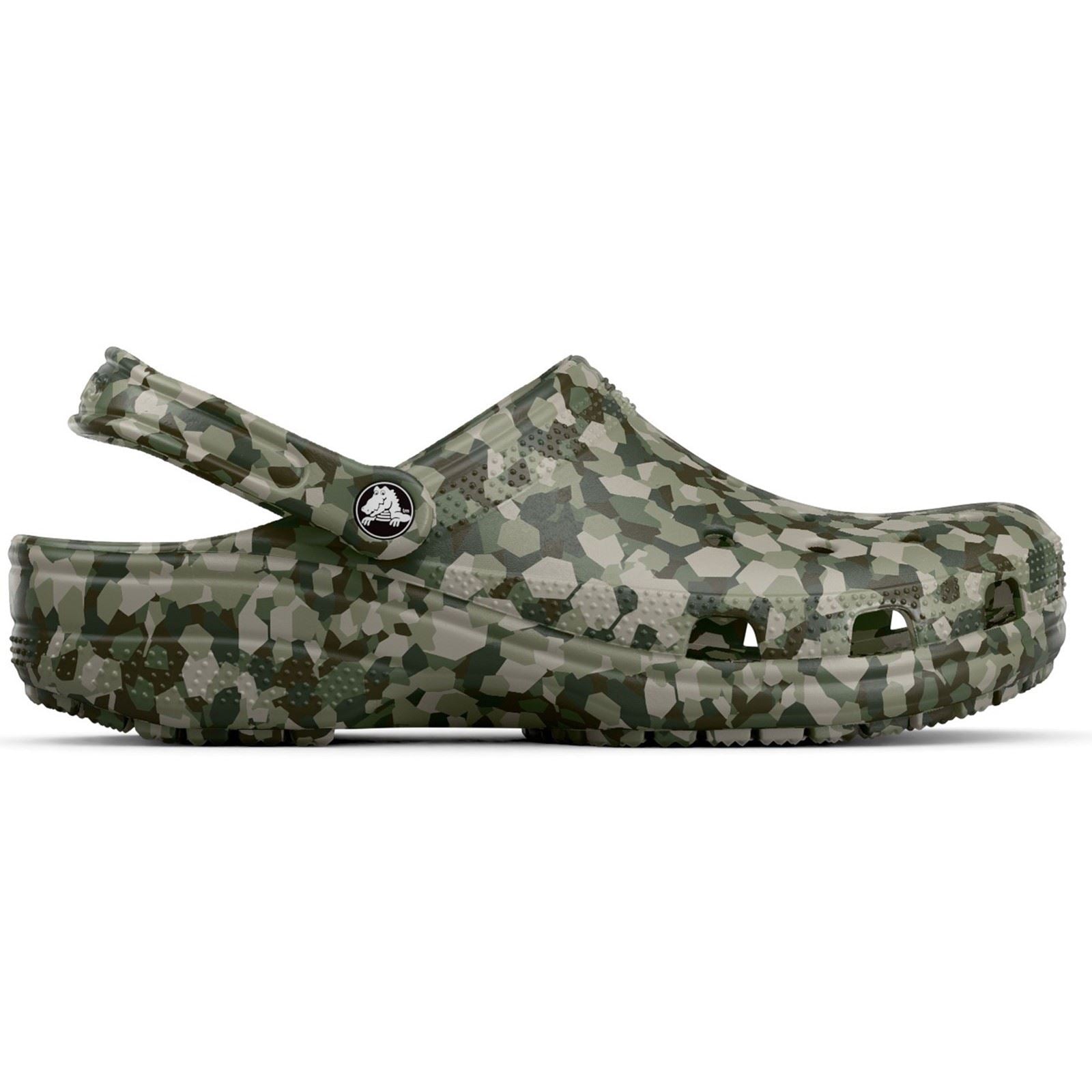 Crocs Classic Confetti EVA Men's Army Green Clogs