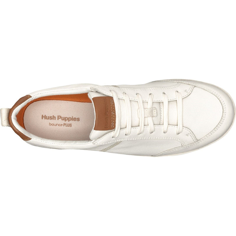 Hush Puppies The Good Low Top Leather Men's White Sneakers