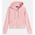 Juicy Couture Robertson Classic Jacket Synthetic Women's Pink Hooded Sweatshirt