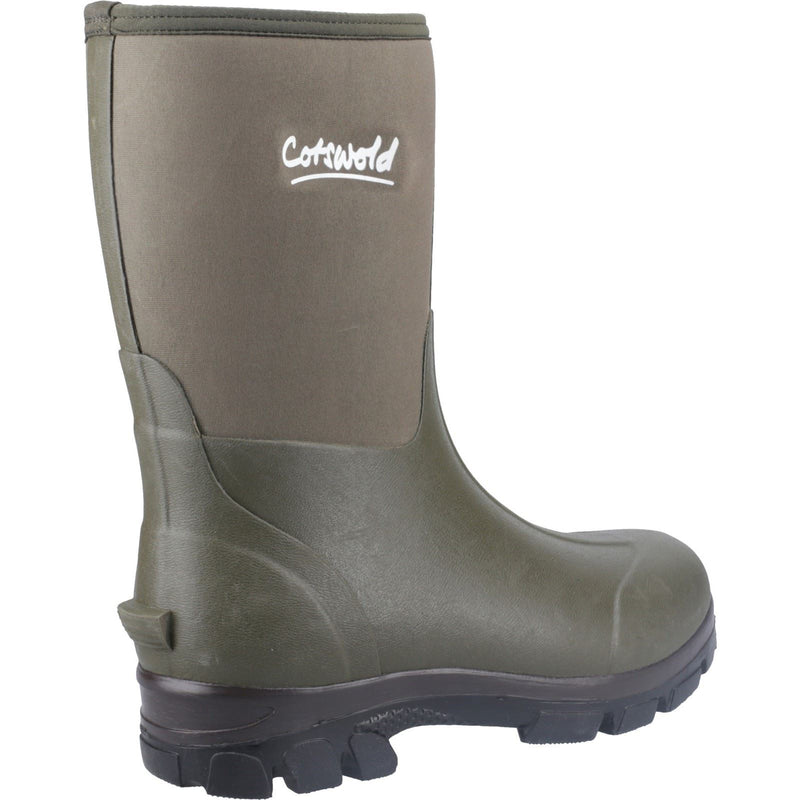 Cotswold Kensington Leather Green Wellington Boots