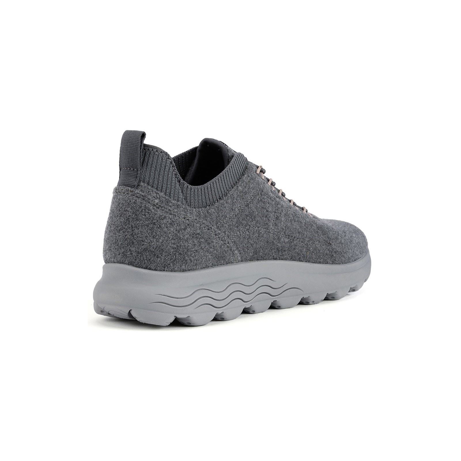 Geox D Spherica A Wool Blend Women's Anthracite Sneakers