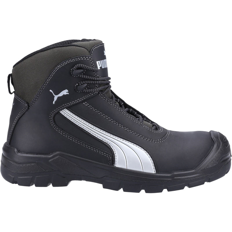 Puma Safety Cascades Mid Leather Black Safety Boots