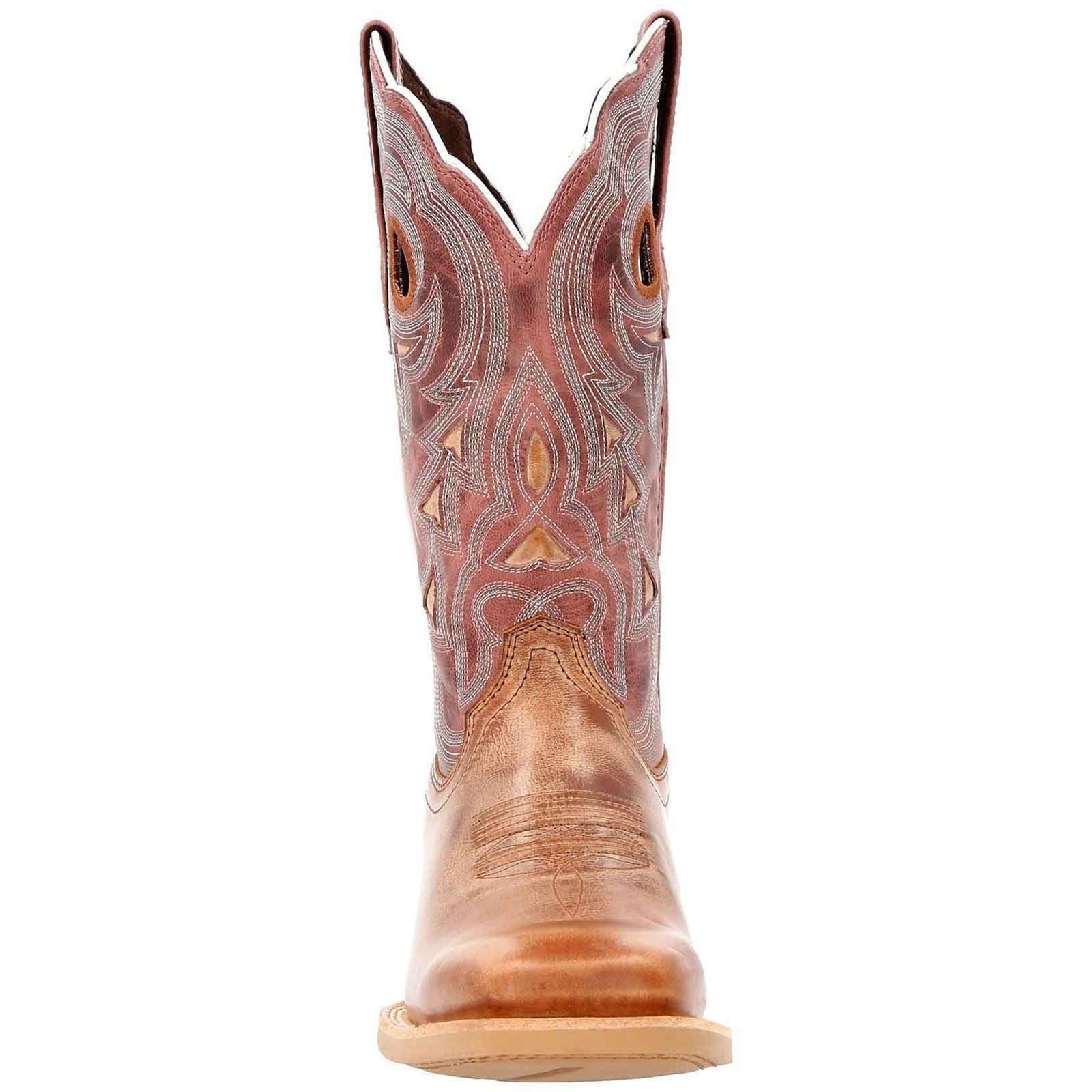 Durango Lady Rebel Pro Leather Women's Dusty Brown/Sky Blue Boots