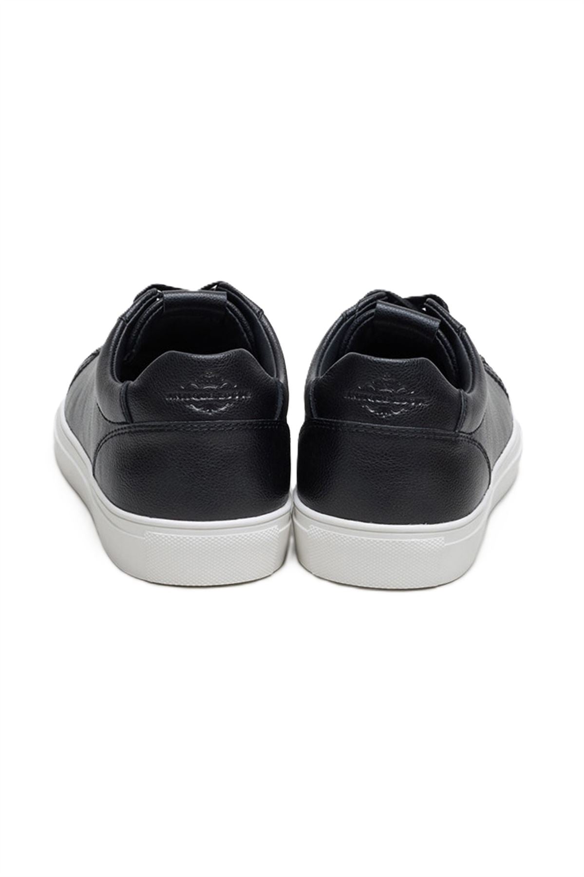 Antique Rogue Gibbs Leather Men's Black Sneakers