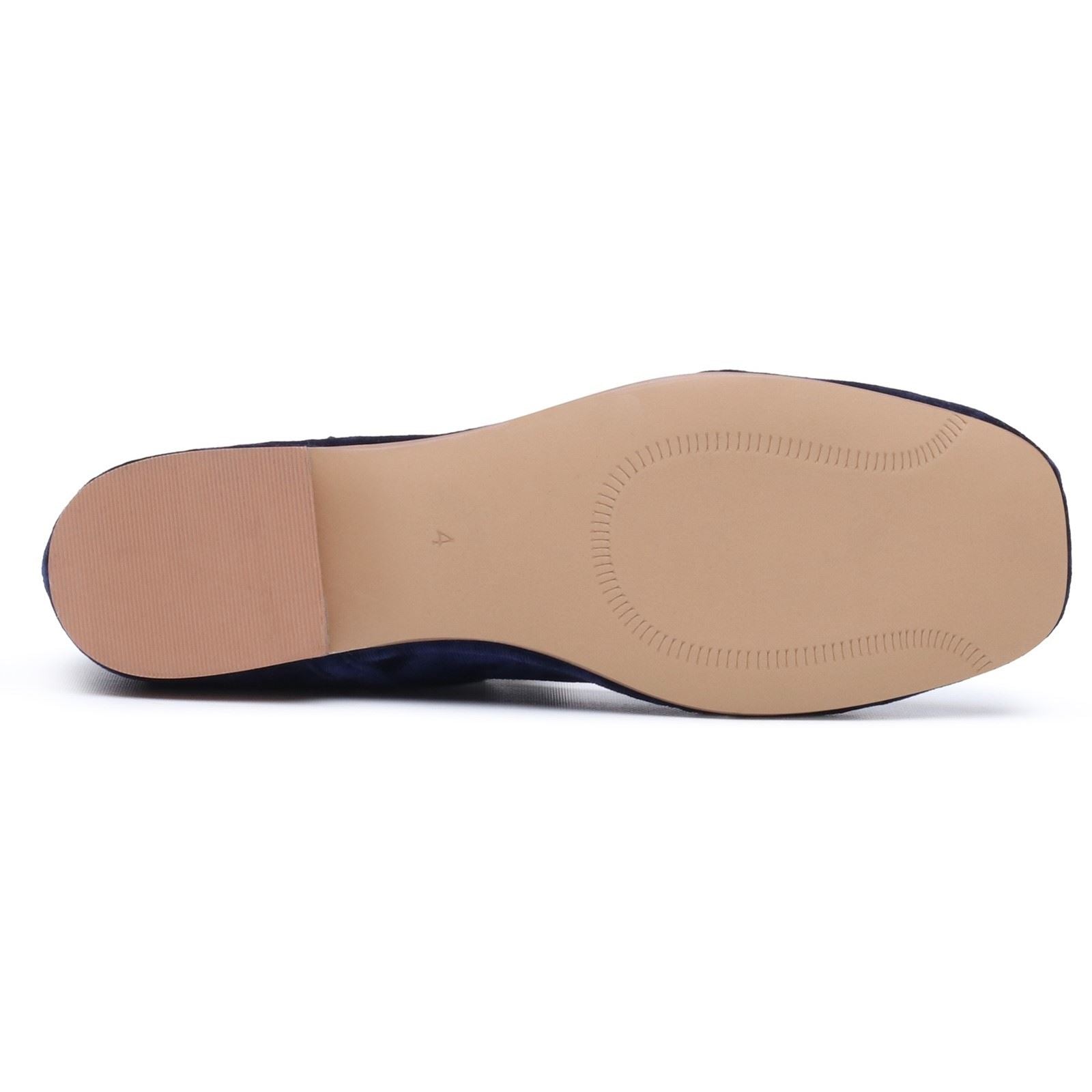 Hush Puppies Pasha Velvet Women's Navy Flats