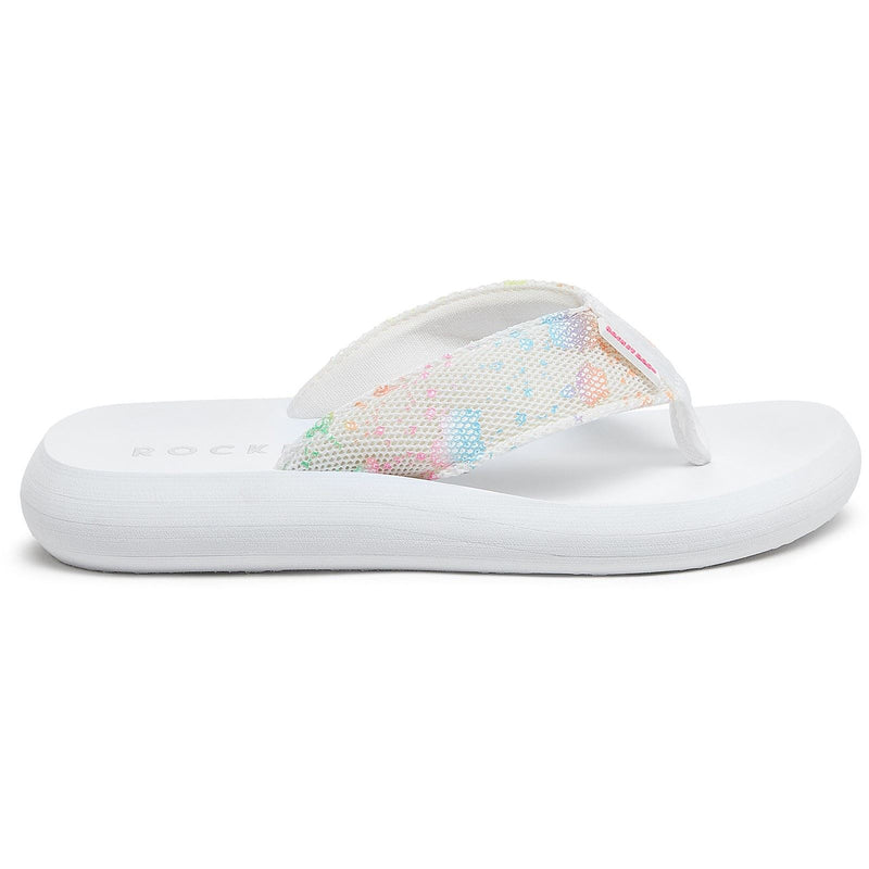 Rocket Dog Spotlight Barker Textile Women's White Sandals
