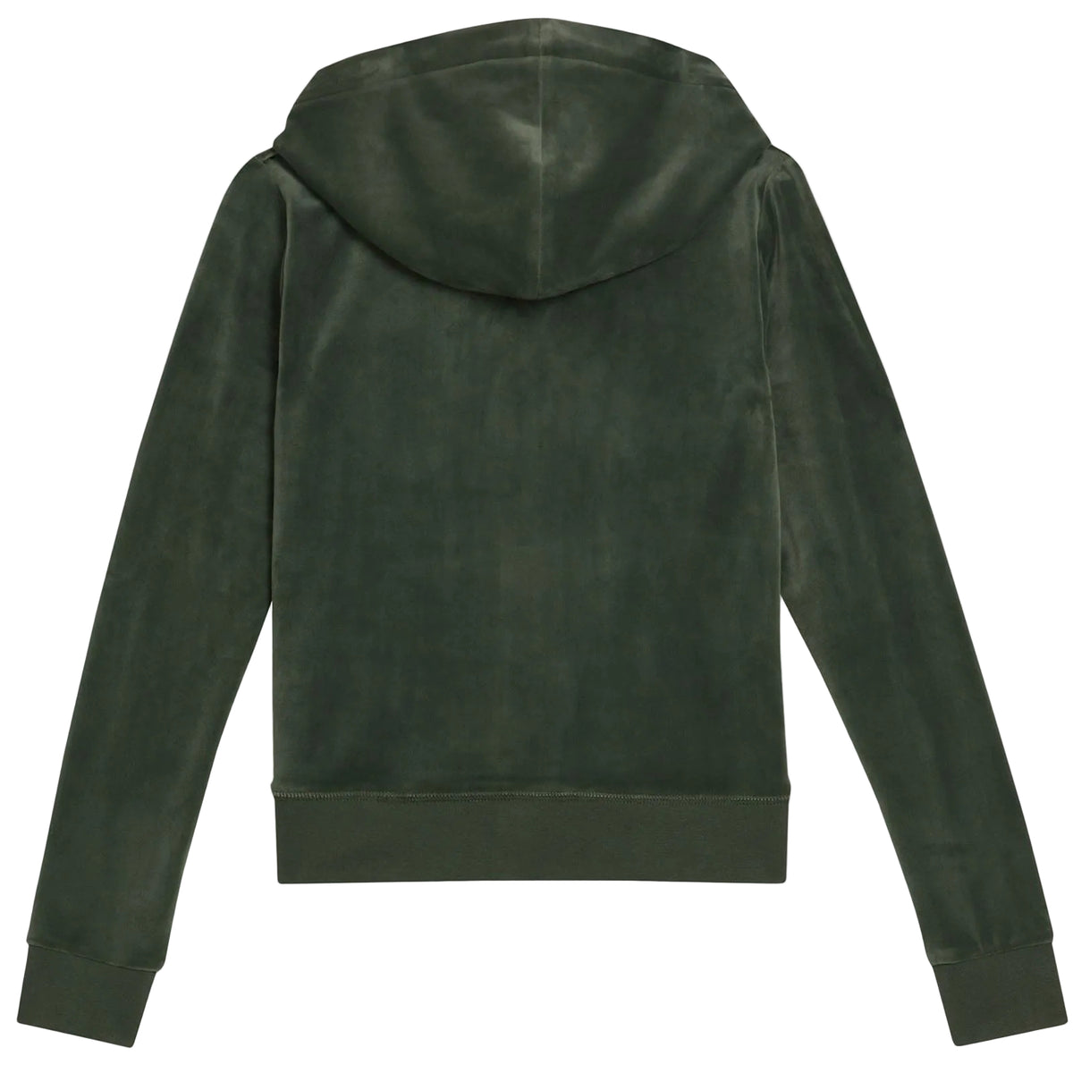 Juicy Couture Robertson Classic Jacket Polyester Women's Green Hooded Sweatshirt