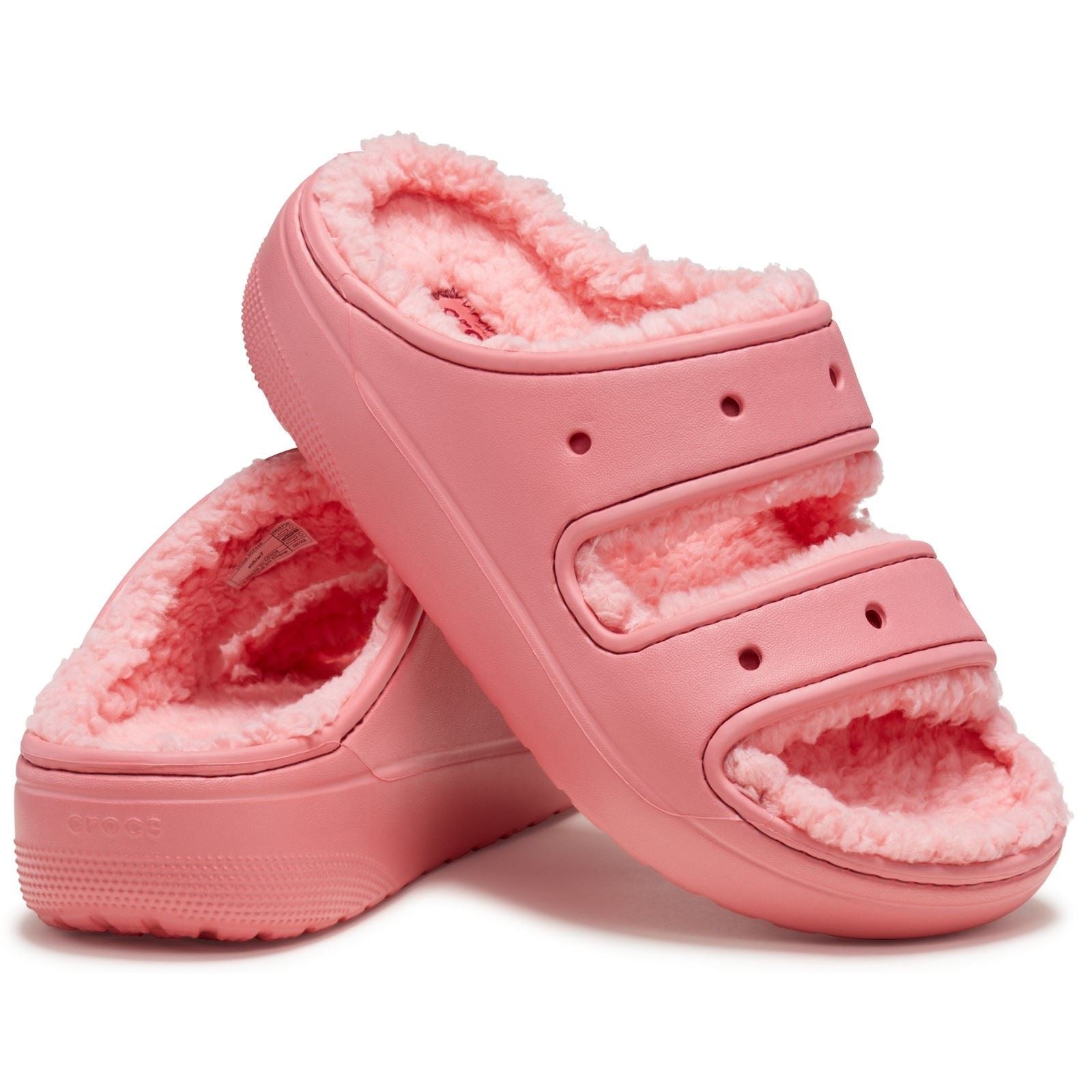 Crocs Classic Cozzzy Synthetic Women's Hot Blush Sandals