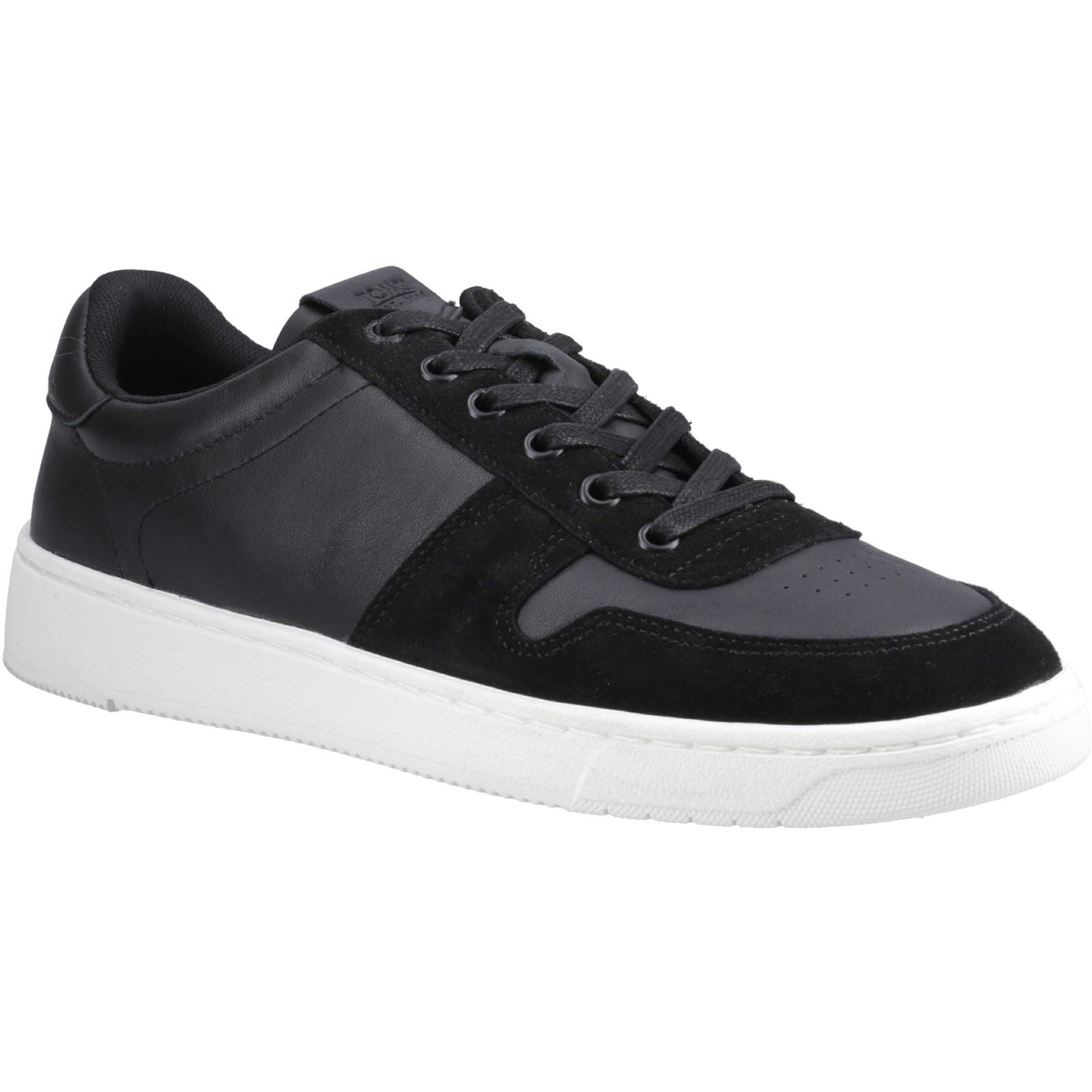 TOMS TRVL Lite Court Leather Men's Black Sneakers