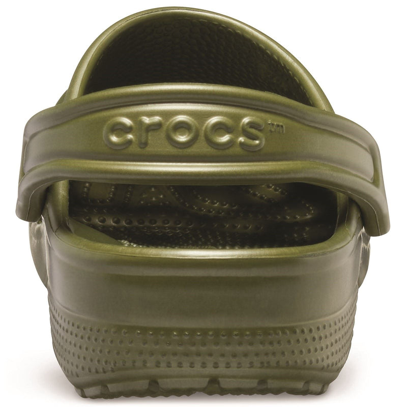 Crocs Classic Croslite Rubber Army Green Clogs