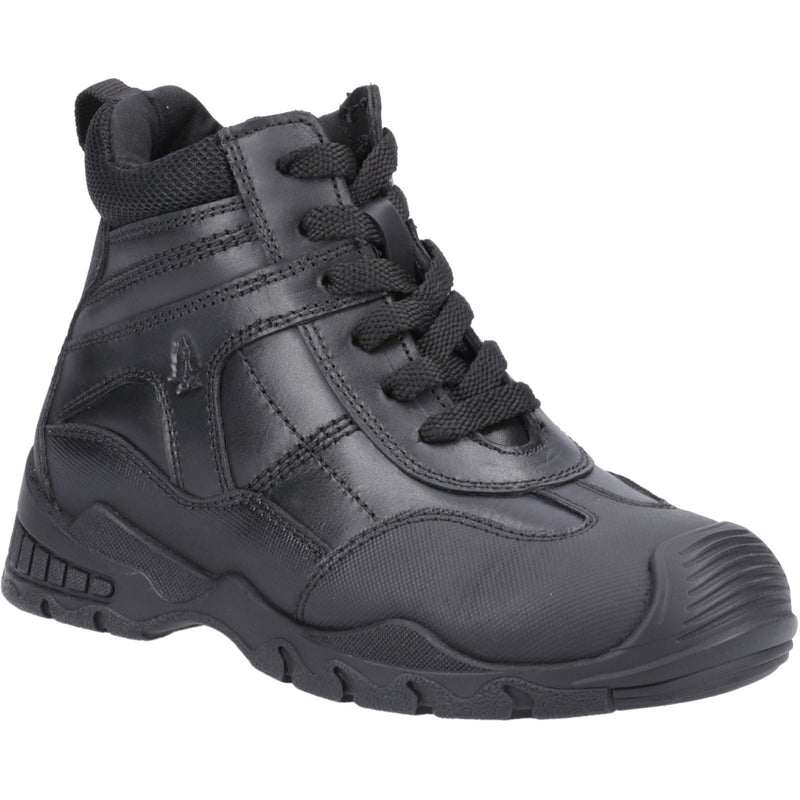 Hush Puppies Titus JNR Leather Boys's Black Boots