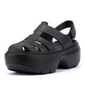 Crocs Stomp Fisherman Women's Black Sandals