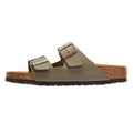 Birkenstock Arizona Birko Flor Stone Nubuck Narrow Sandals