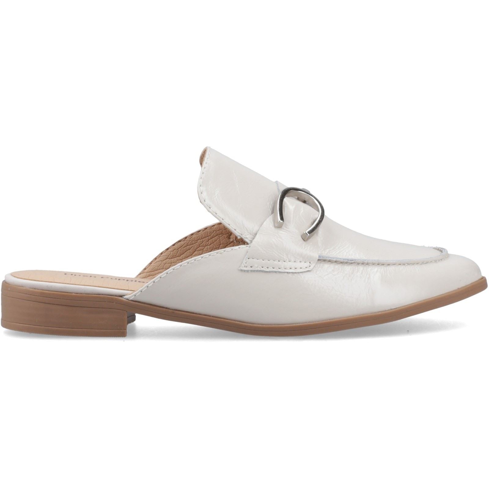 Hush Puppies Calla Leather Women's Ivory Mules