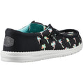 HEYDUDE Wally Funk Party Palm Cotton Men's Black/Multi Moccasins Shoes