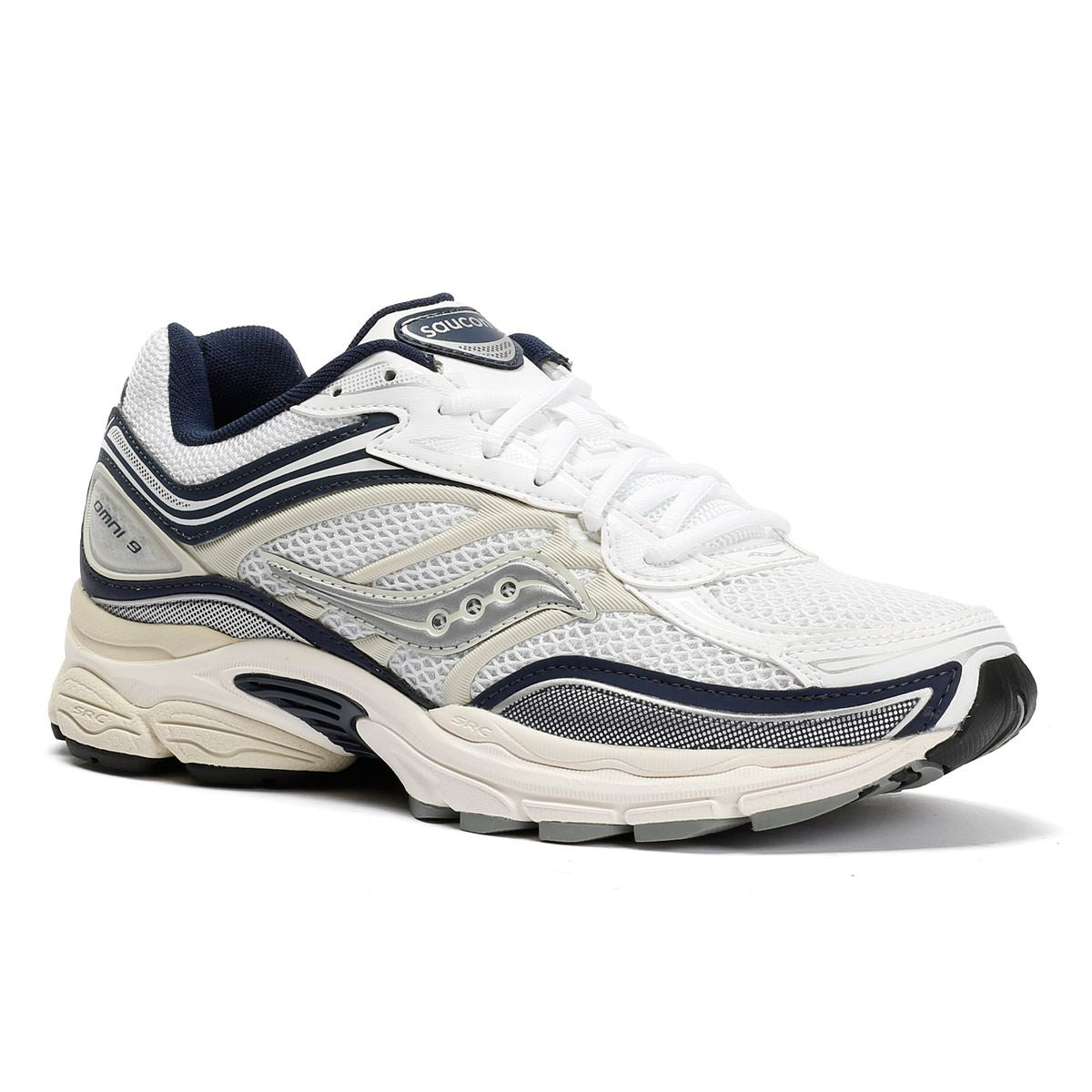 Saucony ProGrid Omni 9 White/Navy Sneakers