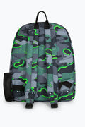 Hype Iconic Boy's Green Glow Camo Backpack