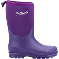 Cotswold Hilly Synthetic Purple Wellington Boots