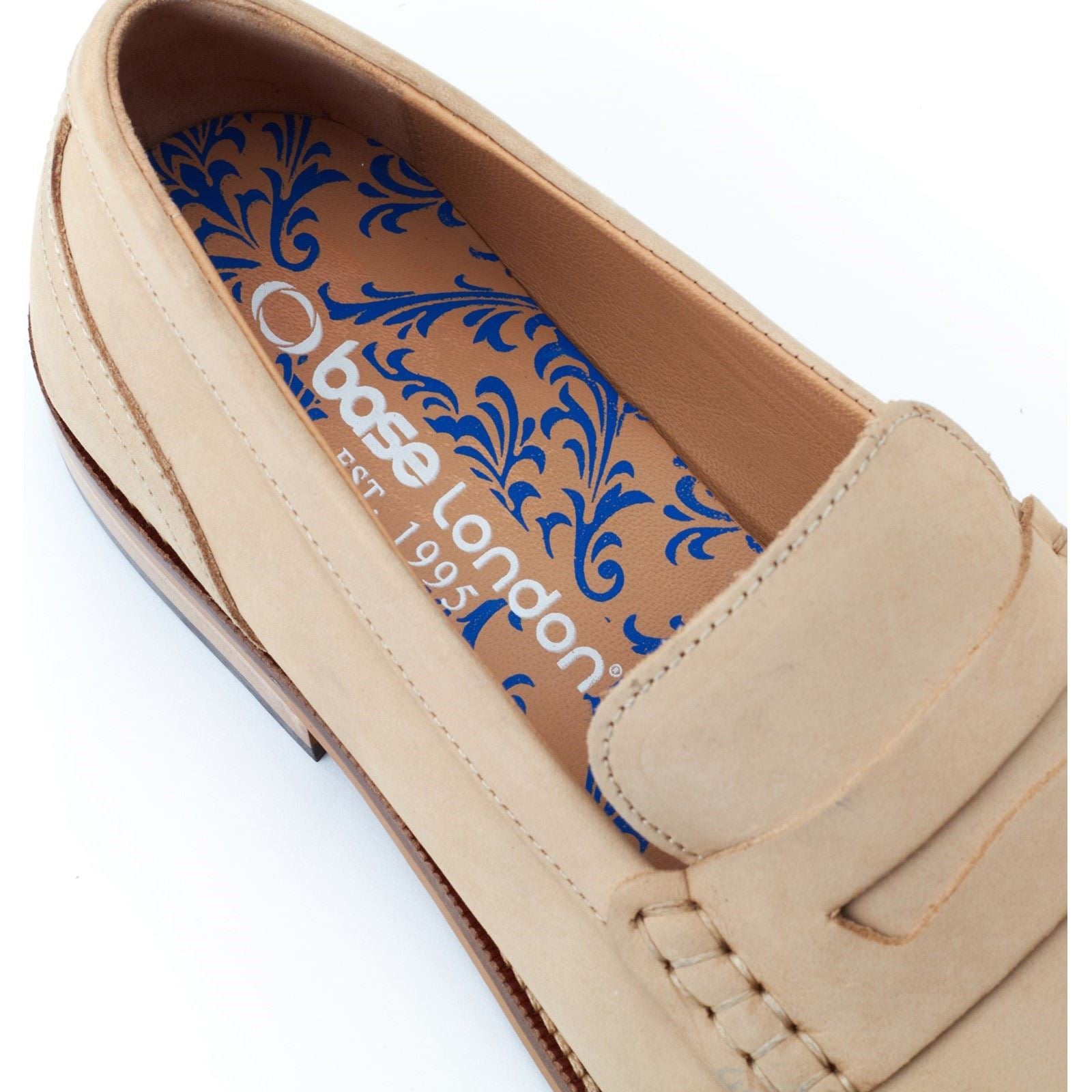 Base London Garfield Leather Men's Sand Standard Loafers