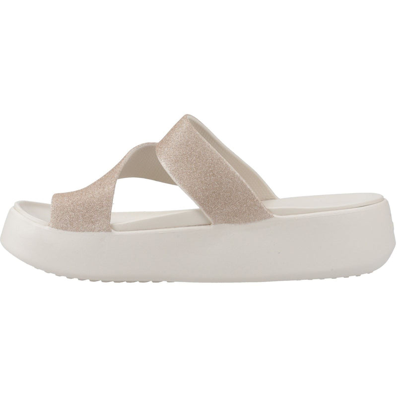 Crocs Getaway Toe Loop Synthetic Women's Stucco Sandals