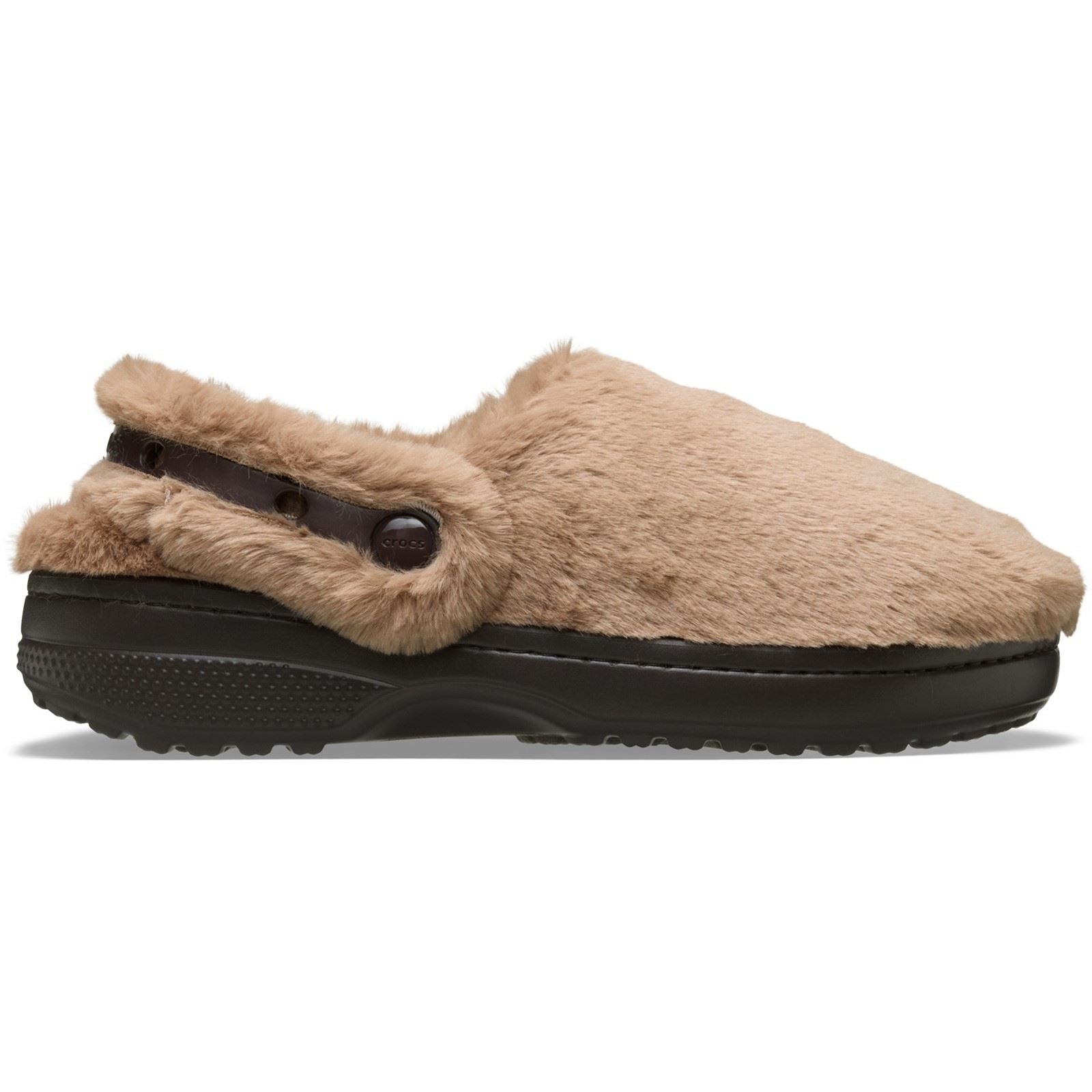 Crocs Classic Unfurgettable Polyester Women's Milk Chocolate Clogs