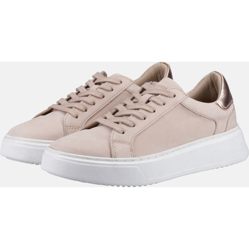 Hush Puppies Camille Leather Women's Blush Sneakers