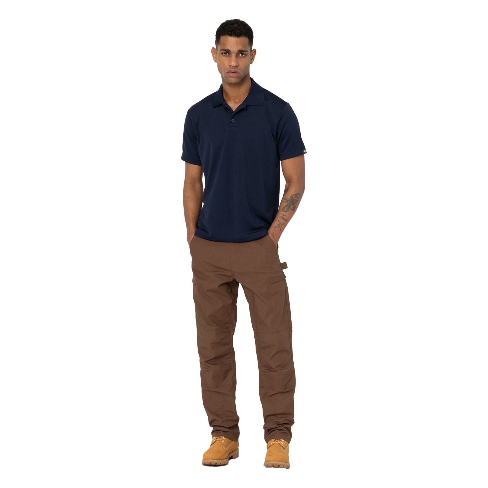 Dickies Everyday Synthetic Men's Blue Polo Shirt