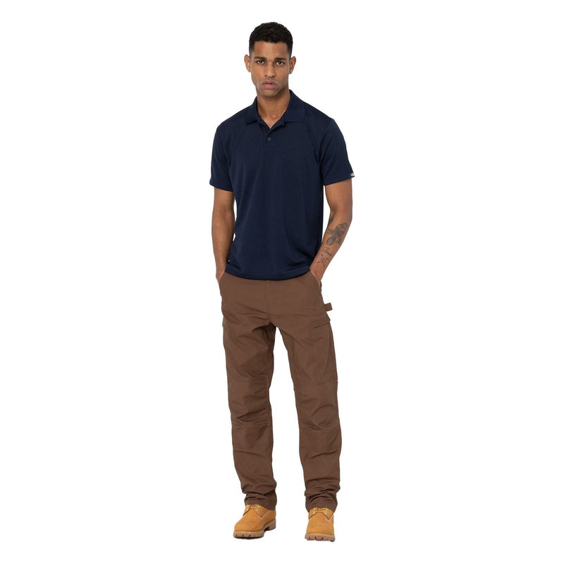 Dickies Everyday Polyester Men's Blue Polo Shirt