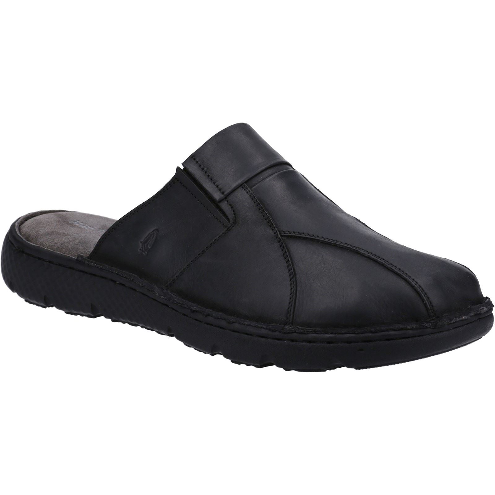 Hush Puppies Carson Leather Men's Black Mules