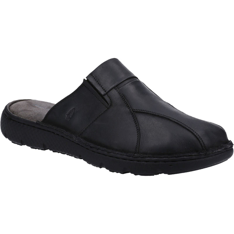 Hush Puppies Carson Leather Men's Black Mules