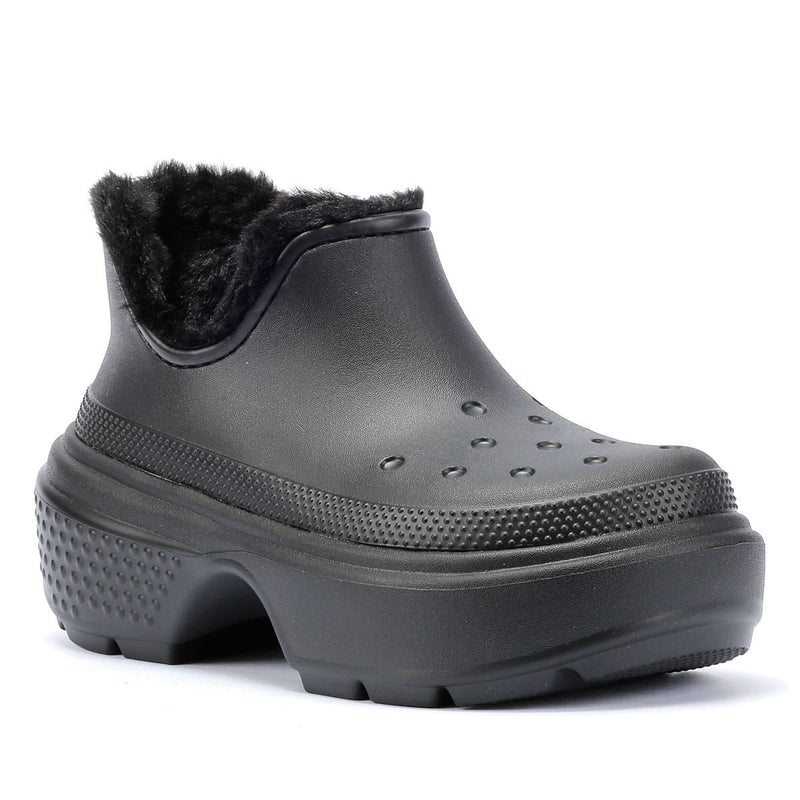 Crocs Stomp Lined Shorty Women's Black Boots