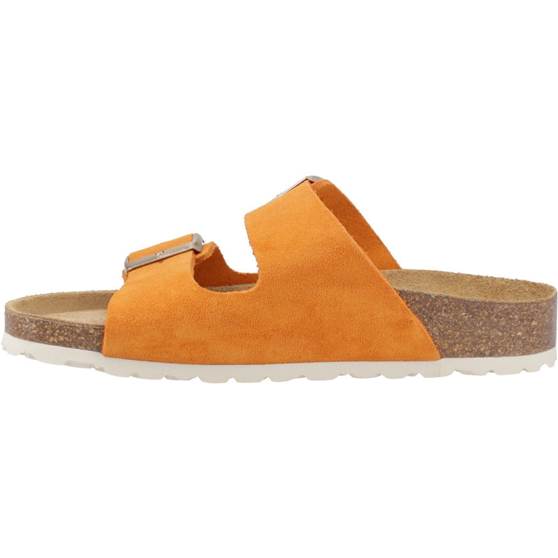 Hush Puppies Blaire Suede Women's Orange Sandals