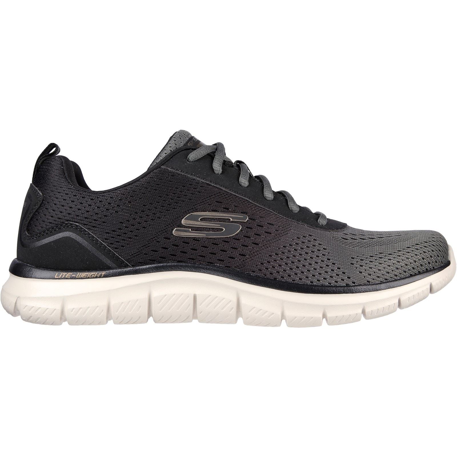 Skechers Track - Ripkent Textile Men's Olive/Black Sneakers