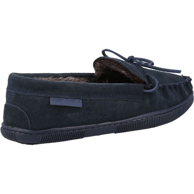 Hush Puppies 0 Suede Men's Navy Slippers