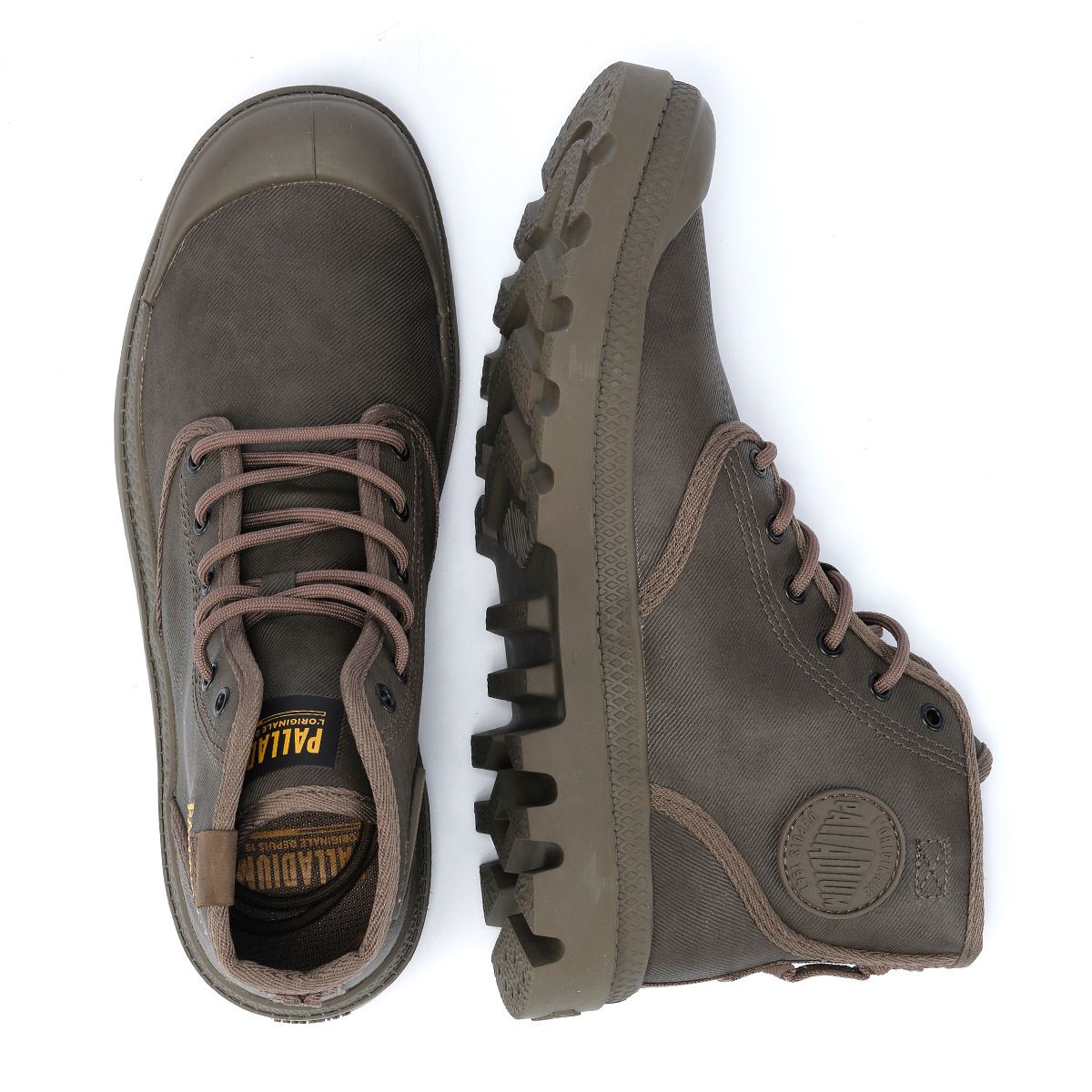 Palladium Pampa HI Wax Major Brown Boots – Tower-London.US display picture 1