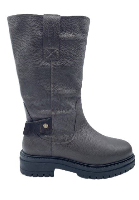 Osprey London The Gabarron Leather Women's Chocolate Boots