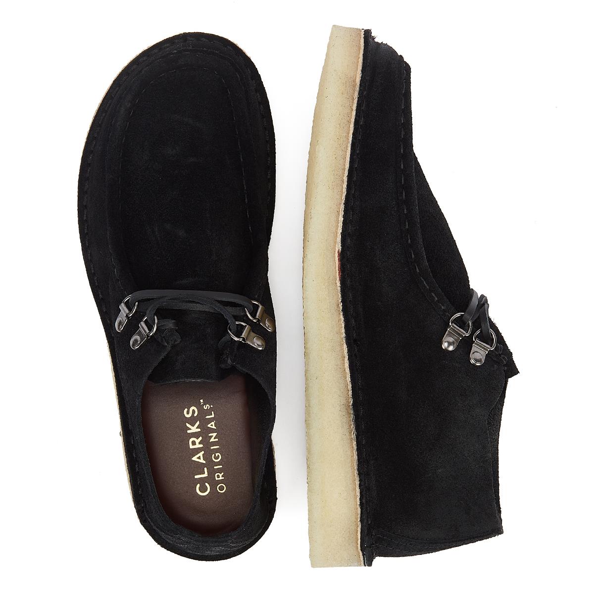 Clarks Originals Desert Nomad Suede Men's Black Boots