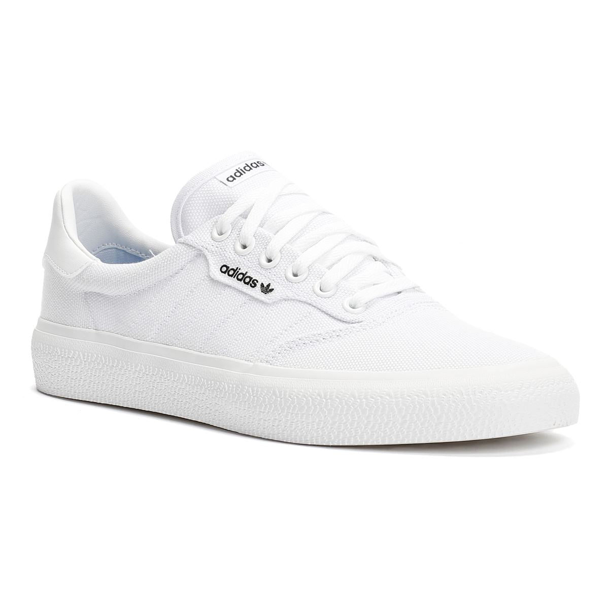 Adidas 3MC Canvas White Sneakers