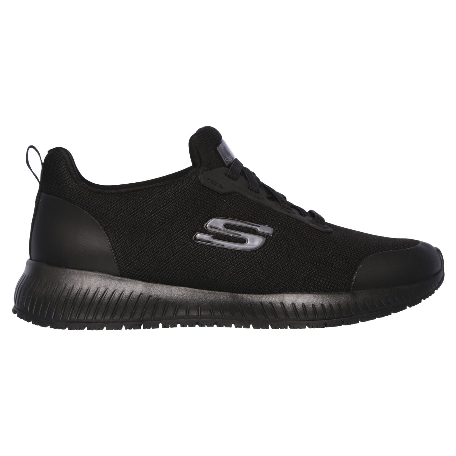 Skechers Workwear Squad SR Textile Women's Black Safety Sneakers