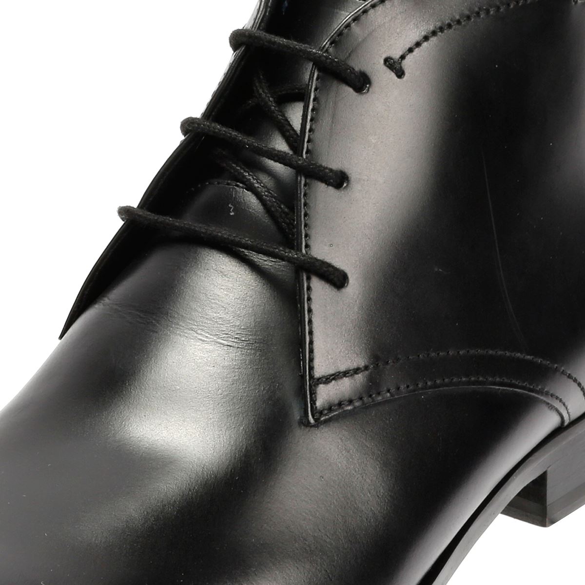 Ben Sherman London Brush Off Leather Men's Black Boots