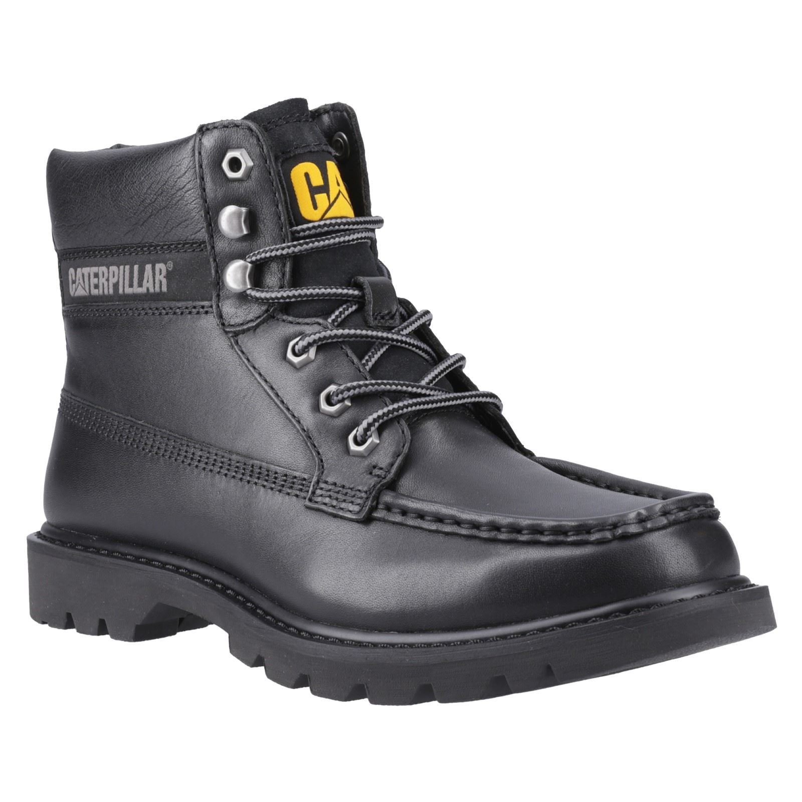 Caterpillar Colorado Moc Toe Leather Men's Black Ankle Boots