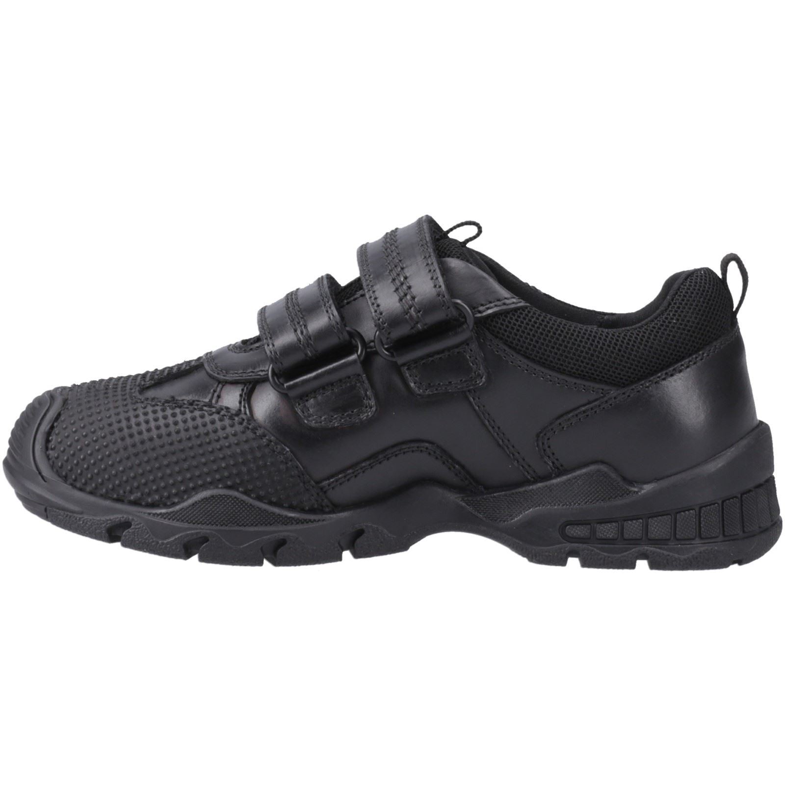 Hush Puppies Tristen Leather Boys's Black Shoes