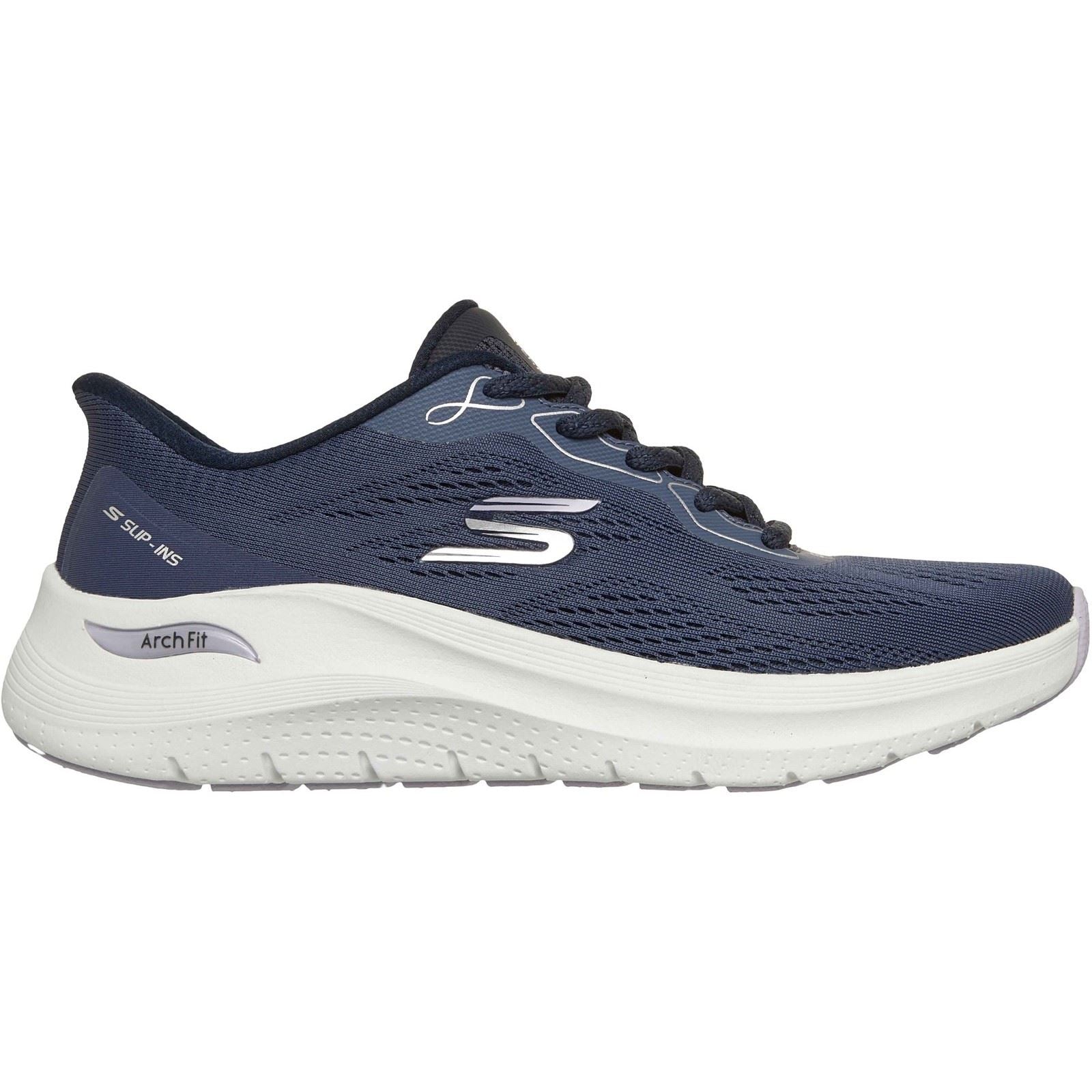 Skechers Arch Fit 2.0 Polyester Women's Navy Sneakers