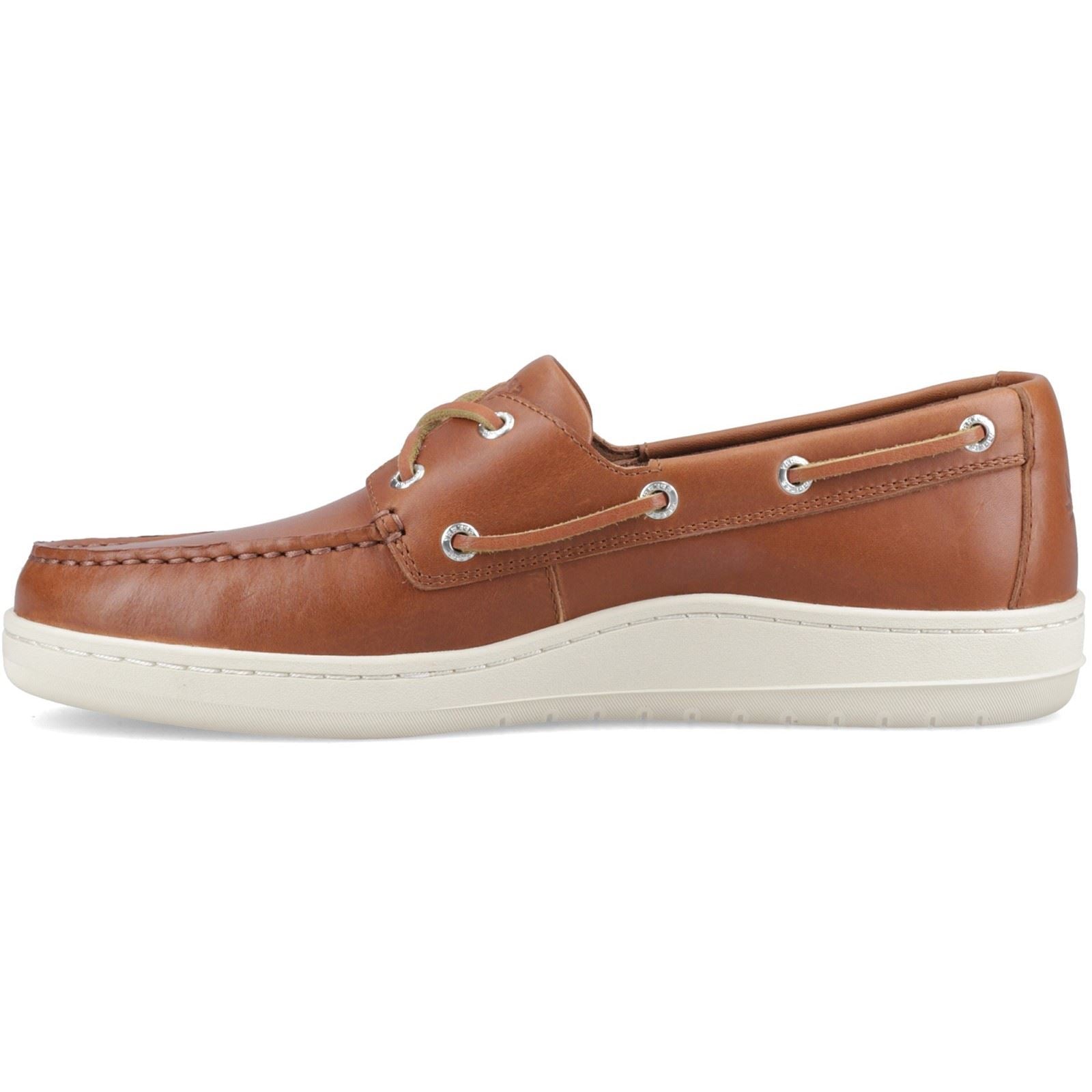 Sperry Strake 2-Eye Leather Men's Open Tan Boat Shoes