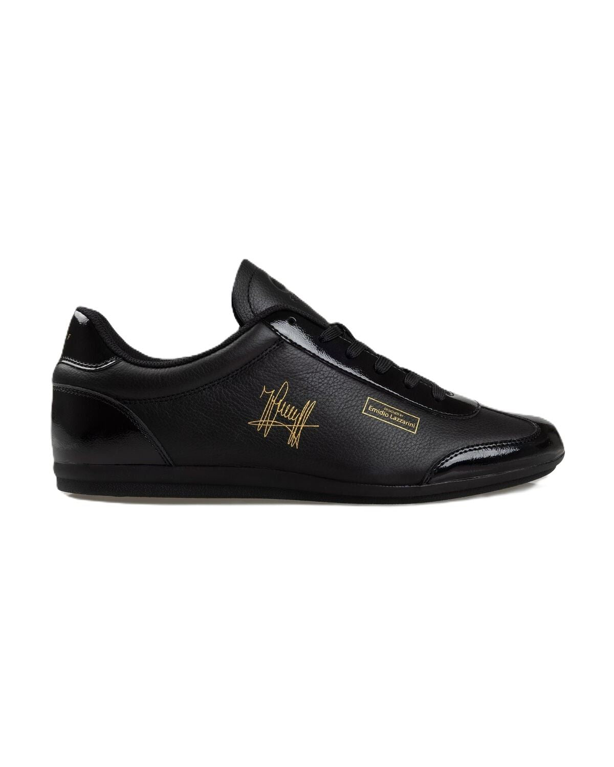 Cruyff Recoupa Leather Men's Black Mono Sneakers