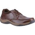 Hush Puppies Derek Leather Men's Coffee Lace-Up Shoes