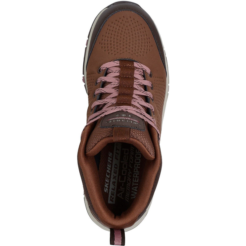 Skechers Trego Trail Destination Synthetic Women's Brown/Multi Hiking Boots